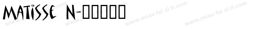 Matisse N字体转换
